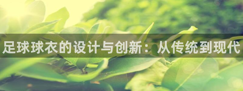 米兰体育官方正版app娱乐40996：足球球衣的设计