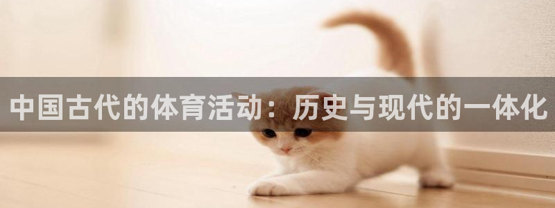 米兰体育官网下载：中国古代的体育活动：历史与现代的一